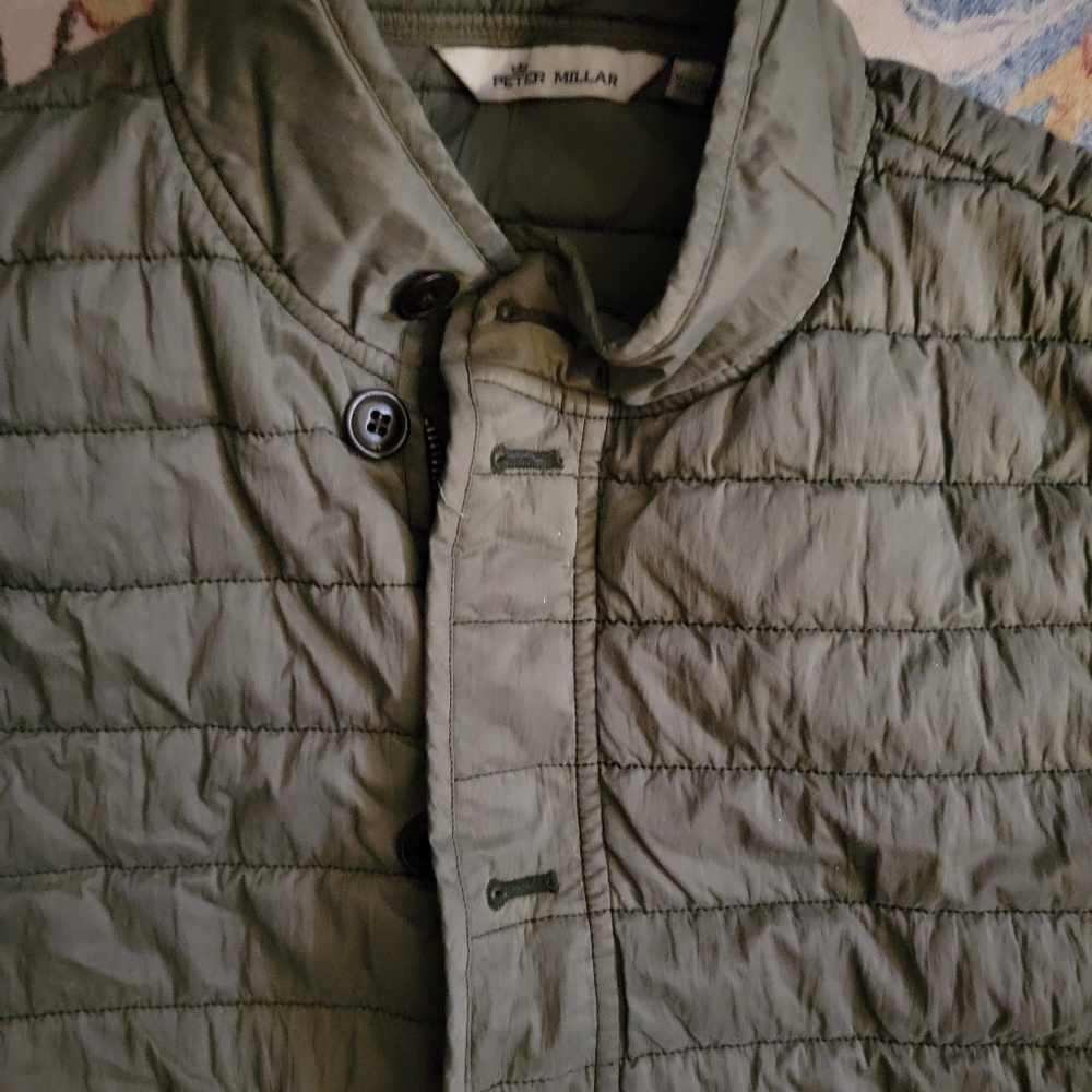 Peter Millar Crown Greenwich Vest – Lightweight Quilted Water-Resistant – Size L - Picture 11 of 13